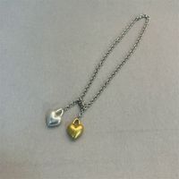 Kupfer Luxuriös Einfacher Stil Herzform Halskette sku image 2