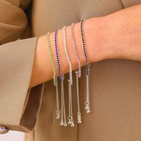 Style Classique Commuer Géométrique Gland Alliage Incruster Strass Femmes Bracelets main image 1