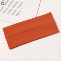 Simple Style Stripe Solid Color Cloth Hair Band 1 Piece sku image 3