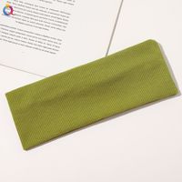 Simple Style Stripe Solid Color Cloth Hair Band 1 Piece sku image 4