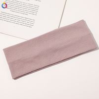 Simple Style Stripe Solid Color Cloth Hair Band 1 Piece sku image 5