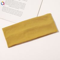 Simple Style Stripe Solid Color Cloth Hair Band 1 Piece sku image 6