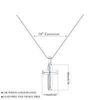 Acier Inoxydable 304 Style Simple Style Classique Traverser Pendentif main image 5