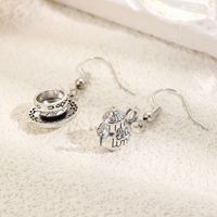 1 Pair Casual Vintage Style Cup Teapot Asymmetrical Alloy Drop Earrings main image 5