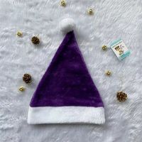 Christmas Simple Style Color Block Nonwoven Holiday Christmas Hat sku image 7