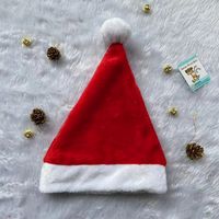 Christmas Simple Style Color Block Nonwoven Holiday Christmas Hat sku image 1