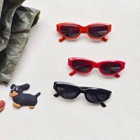 Cute Vacation Sweet Solid Color Pc Resin Oval Frame Full Frame Kids Sunglasses main image 3