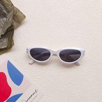Cute Vacation Sweet Solid Color Pc Resin Oval Frame Full Frame Kids Sunglasses sku image 2