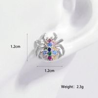 1 Paar Elegant Einfacher Stil Schmetterling Überzug Inlay Sterling Silber Zirkon Weißgold Plattiert Ohrstecker sku image 5