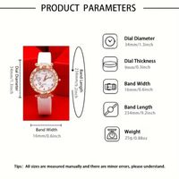 Casual Luxurious Heart Shape Buckle Quartz Women's Watches main image 4