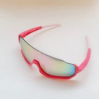 Y2K Casual Sports Solid Color Pc Resin Avaitor Half Frame Kids Sunglasses sku image 4