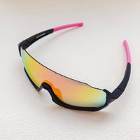 Y2K غير رسمي رياضات اللون الصامد الكمبيوتر مادة صمغية طيار نصف إطار الاطفال النظارات الشمسية sku image 5