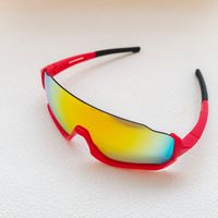 Y2K Casual Sports Solid Color Pc Resin Avaitor Half Frame Kids Sunglasses sku image 6