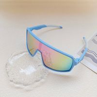 Casual Sports Commute Color Block Resin Avaitor Full Frame Kids Sunglasses sku image 4