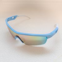 Vacation Sports Cool Style Color Block Resin Avaitor Half Frame Kids Sunglasses sku image 4