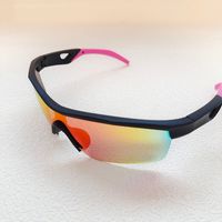 Vacation Sports Cool Style Color Block Resin Avaitor Half Frame Kids Sunglasses sku image 6