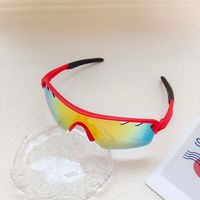 Casual Estilo De Moda Bloque De Color Ordenador Personal Avator Medio Cuadro Gafas De Sol Para Niños sku image 3