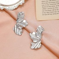 1 Pair Retro Exaggerated Flower Irregular Alloy Ear Studs main image 6