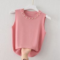 Women's Vest Tank Tops Casual Solid Color main image 6