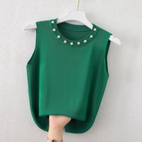 Women's Vest Tank Tops Casual Solid Color main image 2