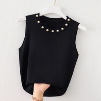 Women's Vest Tank Tops Casual Solid Color main image 4