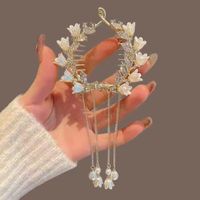 Women's Elegant Lady Streetwear Tassel Flower Butterfly Alloy Plating Inlay Artificial Pearls Hair Claws sku image 35