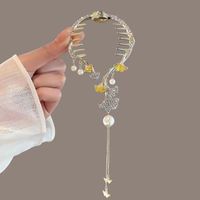 Women's Elegant Lady Streetwear Tassel Flower Butterfly Alloy Plating Inlay Artificial Pearls Hair Claws sku image 29