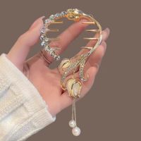 Women's Elegant Lady Streetwear Tassel Flower Butterfly Alloy Plating Inlay Artificial Pearls Hair Claws sku image 32