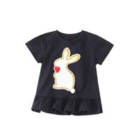 Simple Style Cartoon Cotton T-shirts & Blouses main image 1