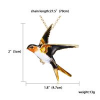 Simple Style Classic Style Bird Alloy Plating Women's Brooches sku image 3
