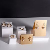 Simple Style Solid Color Metal Jewelry Rack main image 2
