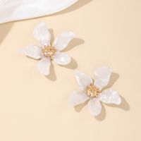 1 Pair Simple Style Classic Style Flower Alloy Ear Studs main image 4