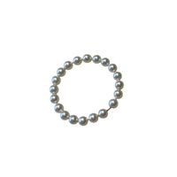 Wholesale Jewelry Elegant Simple Style Geometric Artificial Pearl Rings main image 3