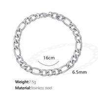 304 Stainless Steel Titanium Steel 18K Gold Plated Modern Style Simple Style Classic Style Solid Color Bracelets sku image 2