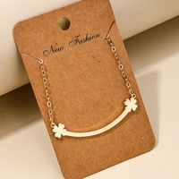 Wholesale Jewelry Simple Style Classic Style Shamrock Alloy Pendant Necklace sku image 1