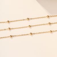 Wholesale Jewelry Elegant Lady Modern Style Solid Color Alloy Plating Three Layer Necklace main image 3