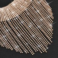 Wholesale Jewelry Shiny Geometric Alloy Rhinestones Plating Inlay Necklace main image 4