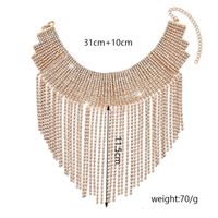 Wholesale Jewelry Shiny Geometric Alloy Rhinestones Plating Inlay Necklace main image 9