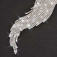 Wholesale Jewelry IG Style Simple Style Shiny Geometric Alloy Rhinestones Plating Inlay Pendant Necklace main image 5