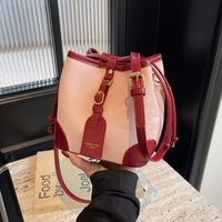 Women's Streetwear Solid Color Pu Leather Shopping Bags main image 3