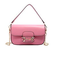 Women's Vintage Style Classic Style Solid Color Pu Leather Shopping Bags sku image 2