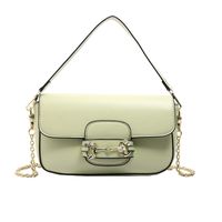 Women's Vintage Style Classic Style Solid Color Pu Leather Shopping Bags sku image 4