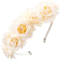Women's Elegant Vacation Classic Style Flower Alloy Cloth Hair Band sku image 1