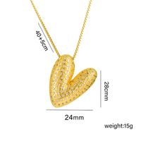 Titanium Steel 18K Gold Plated Simple Style Classic Style Plating Letter Pendant Necklace sku image 21