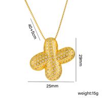 Titanium Steel 18K Gold Plated Simple Style Classic Style Plating Letter Pendant Necklace sku image 23