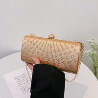 Women's Medium Pu Leather Solid Color Elegant Vintage Style Square Buckle Square Bag main image 3