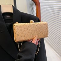 Women's Medium Pu Leather Solid Color Elegant Vintage Style Square Buckle Square Bag main image 5
