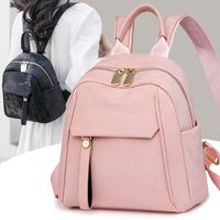 One Size Waterproof 12 Inch Solid Color Street Women's Backpack main image 5