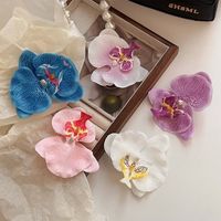 Women's IG Style Sweet Flower Alloy Cloth Hair Clip main image 6