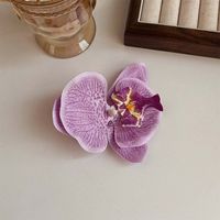 Women's IG Style Sweet Flower Alloy Cloth Hair Clip sku image 3